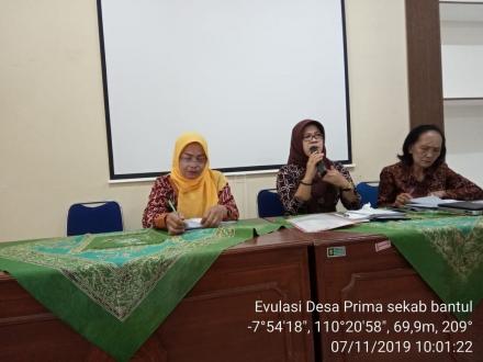 Evaluasi Desa Prima Sekabupaten Bantul